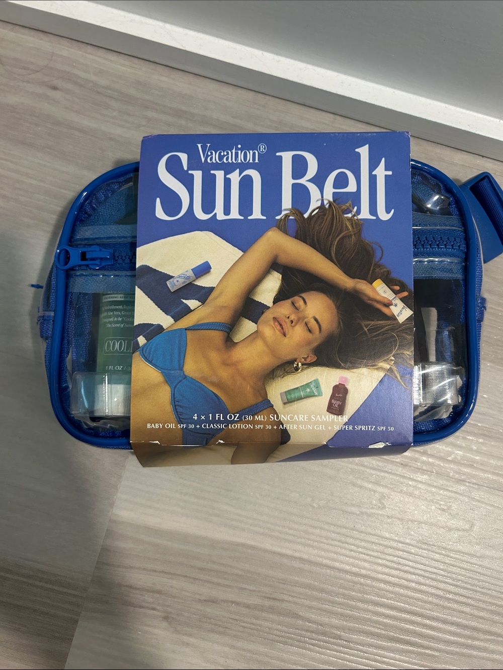 Vacation Sun Belt Blue Suncare Sampler Kit